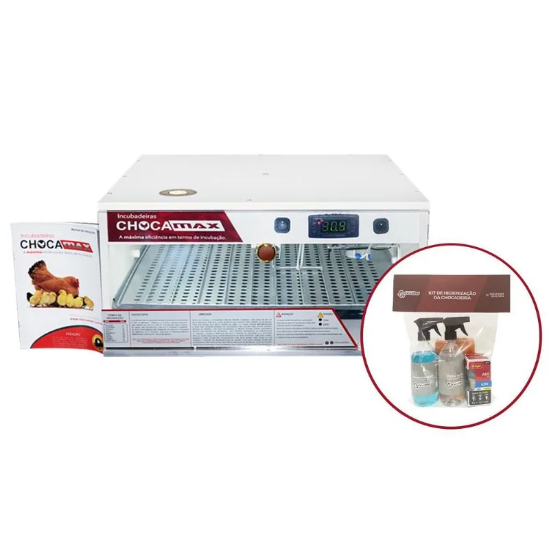 Chocadeira Ovoscópio 80 A 90 Ovo + Kit De Higienização 110volts