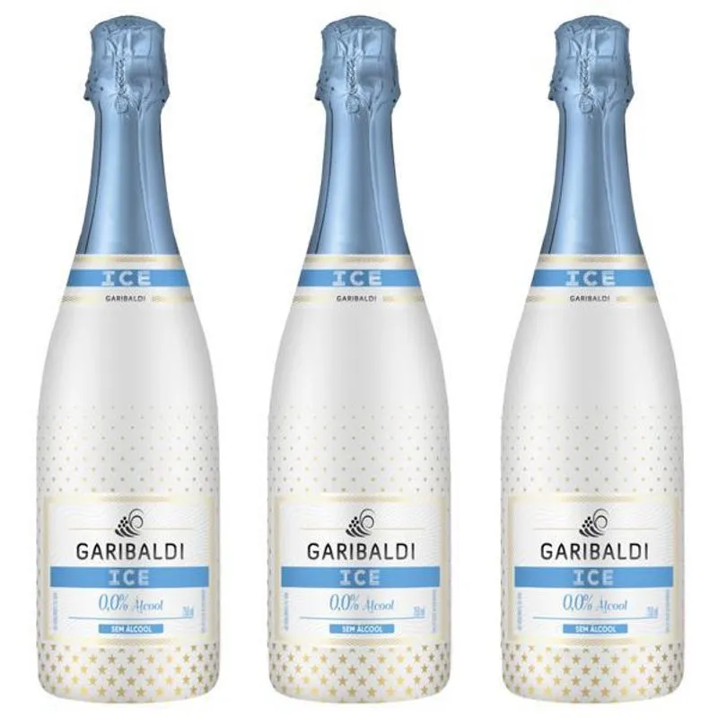 Kit 3 Gaseificado Ice Garibaldi - 750 Ml