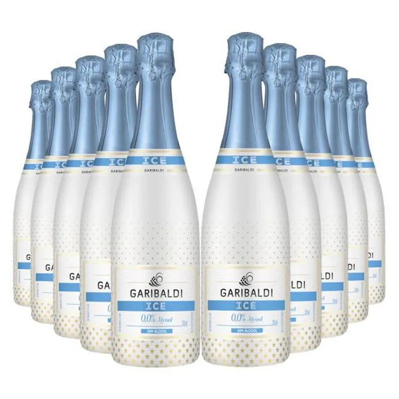 Kit 10 Gaseificado Ice Garibaldi - 750 Ml