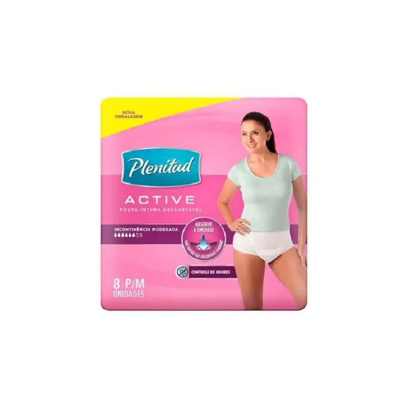Fralda Geriatrica Calca Plenitud Fem P/m 8un