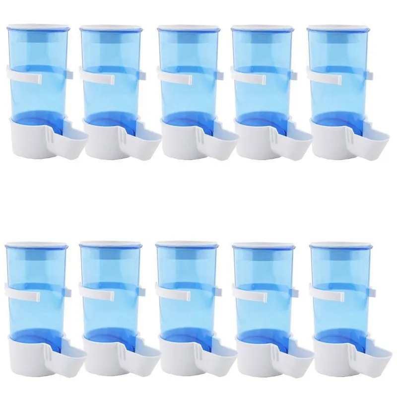 Kit 10 Comedouros Automático De Sementes Malha Larga 220 Ml