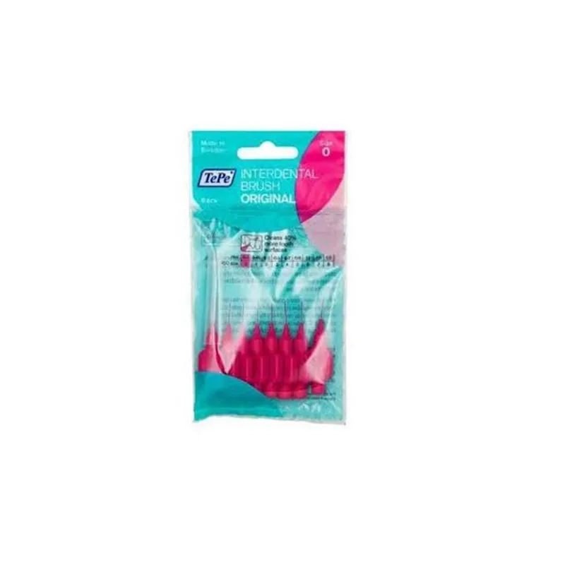 3 Pacotes X Escova Interdental Tepe 0,4 (rosa) - 24 Unidades