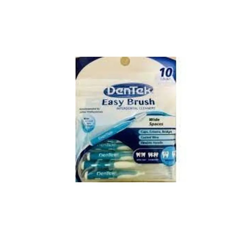 Kit Com 40 Dentek Interdental Easy Brush Espaços Maiores