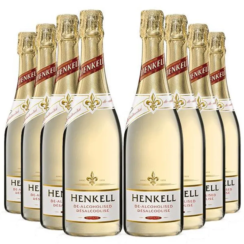 Kit 8 Espumante Sem Álcool Henkell - 750ml - Alemanha