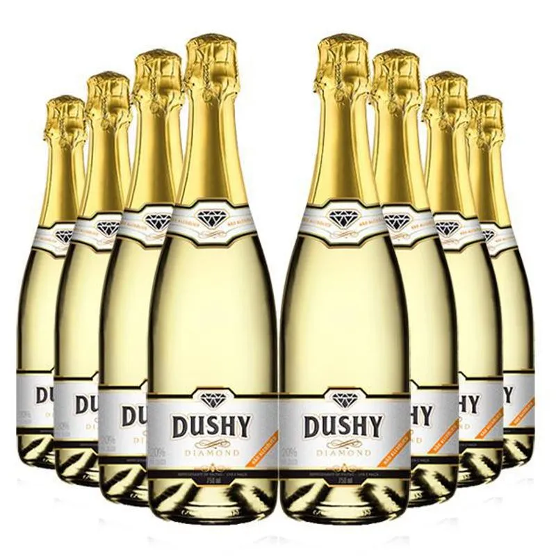 Kit 8 Gaseificado Sem Álcool Dushy Diamond - 750ml