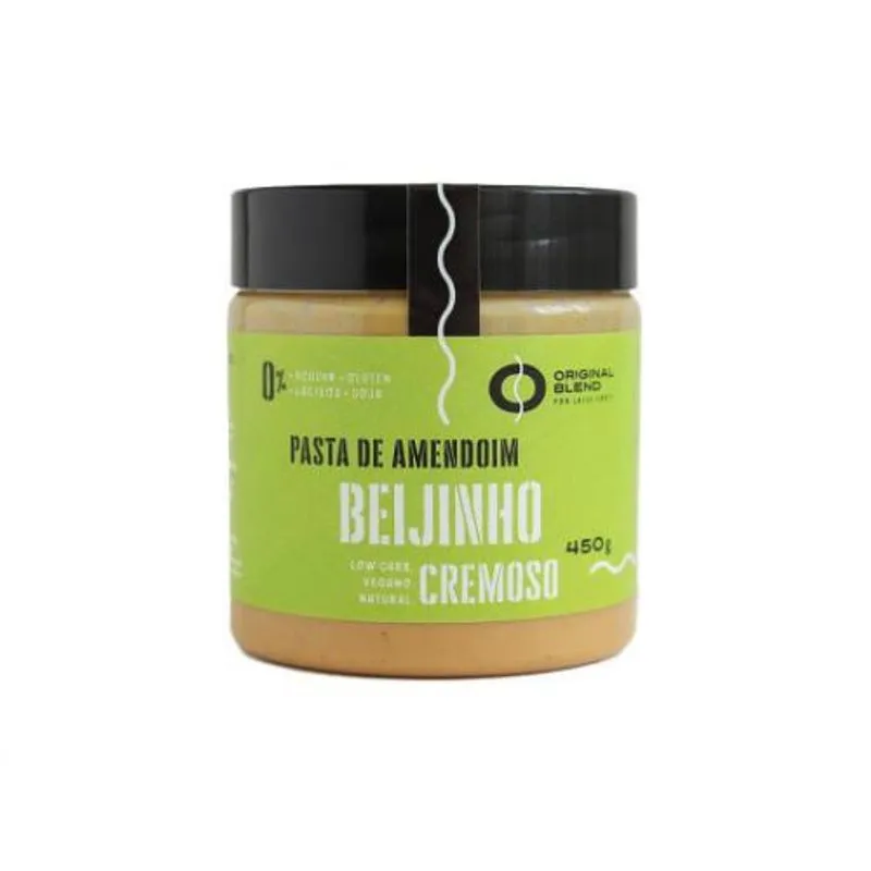 Kit 2 Pasta Amendoim Beijinho Cremoso Original Blend 450g