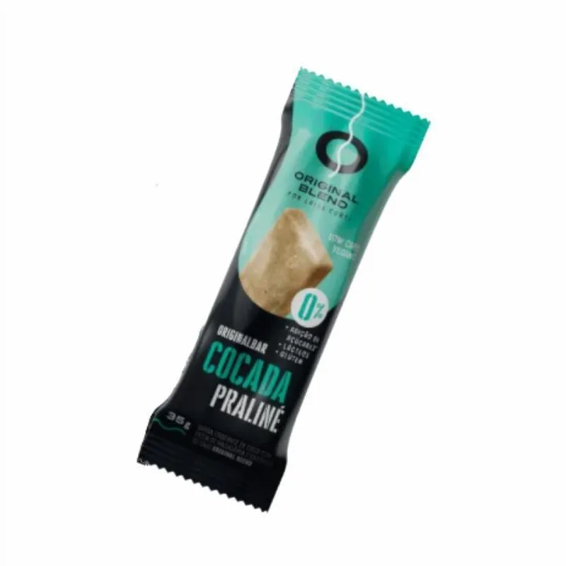 Kit 2 Pasta Barra Cocada Praliné Vegano Original Blend 40g