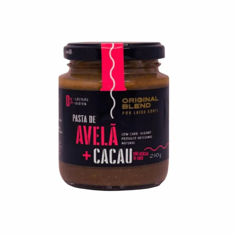 Kit 2 Pasta Avelã/cacau/açúcar De Coco Original Blend 210g