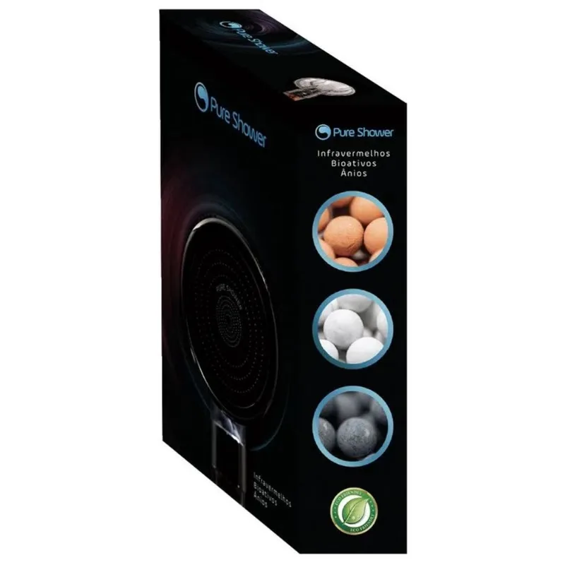 Refil para Ducha Pure Shower com 3 Esferas Minerais e Filtro