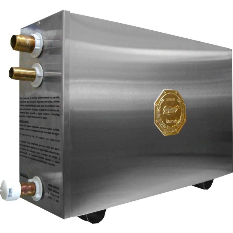 Sauna Eletrica 12Kw Bif 220V Inox + Comando Wi-Fi