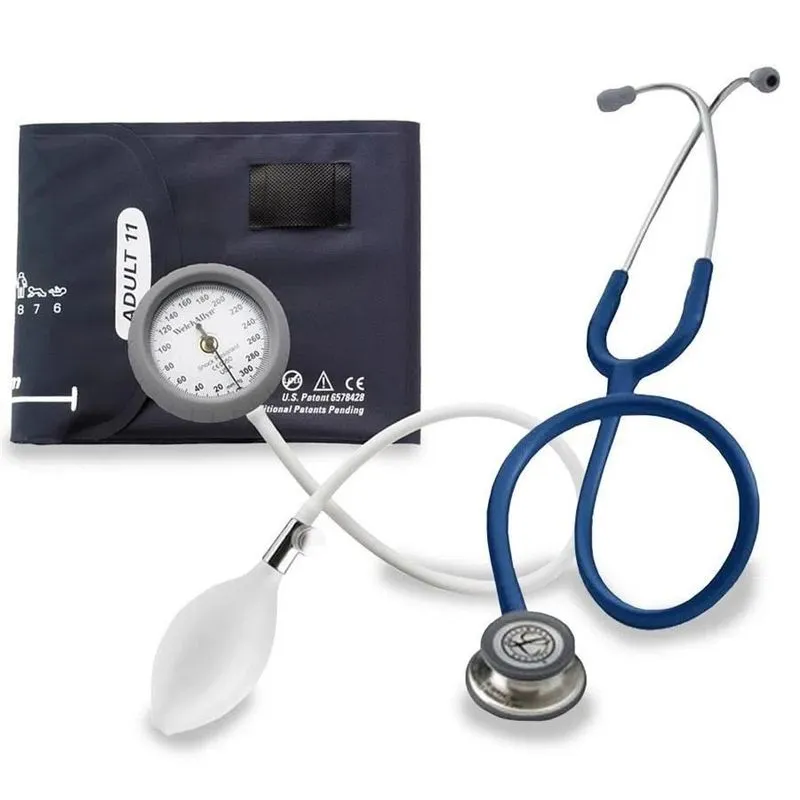 Kit Littmann Classic Iii 5622 Azul Mar + Esfigmo Welch Allyn