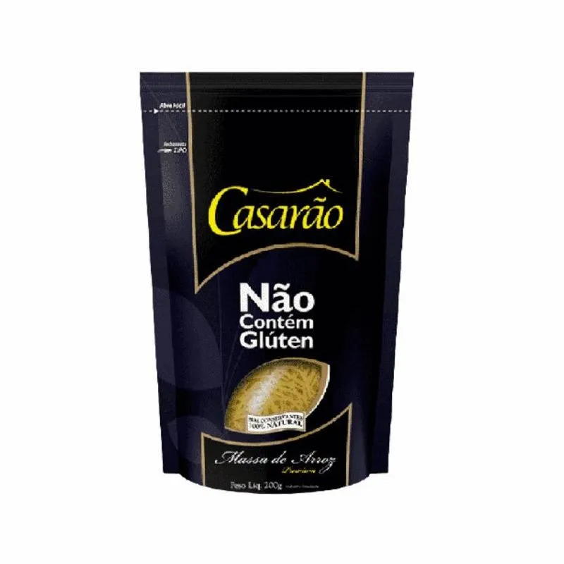 Kit 2x: Macarrão Curvi Premium Sem Glúten Casarão 200g