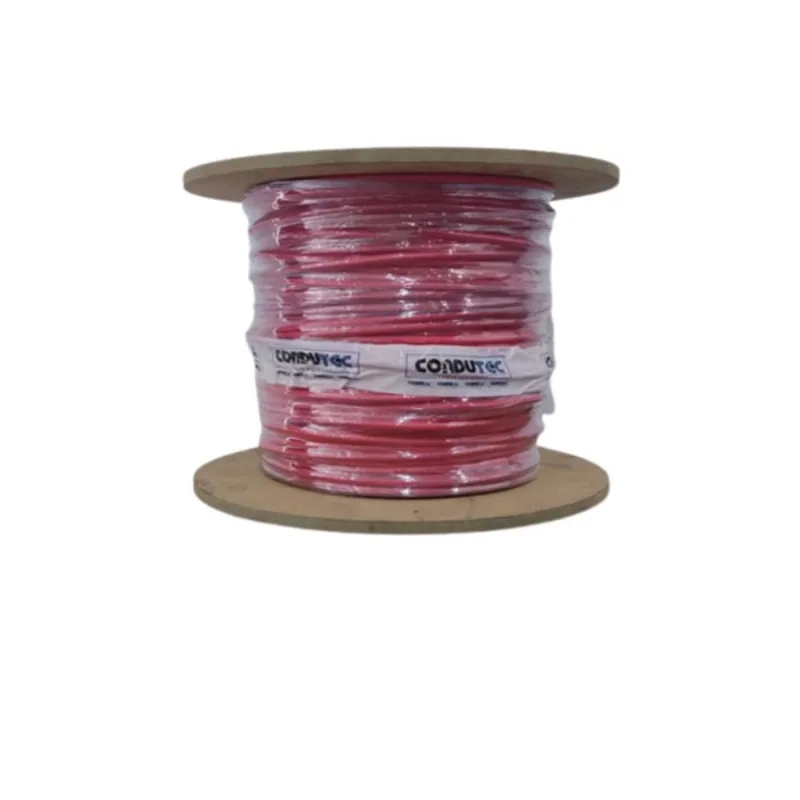 Cabo Solar 6,0Mm Vermelho Carretel Com 300 Metros