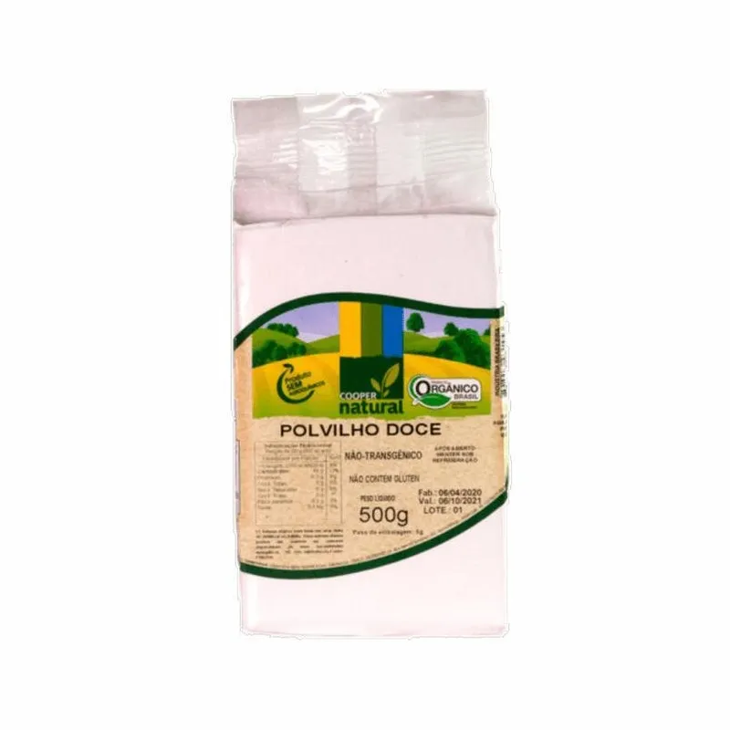 Kit 2x: Polvilho Doce Orgânico Coopernatural 500g