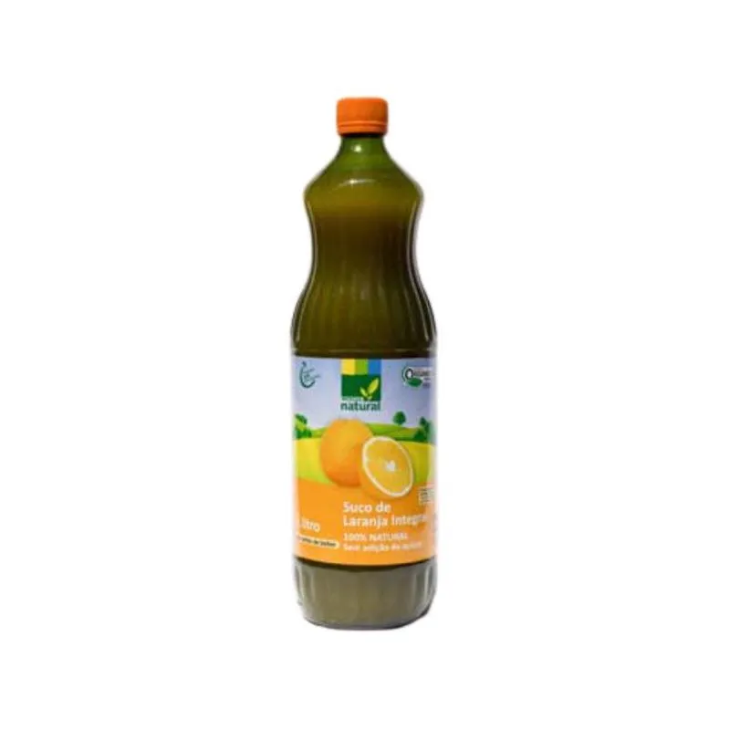 Kit 2 Suco Laranja Integral 100% Orgânico Sem Açúcar 1l