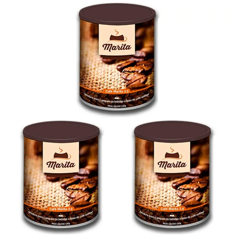 Café Marita 3.0 Kit Com 3 Latas