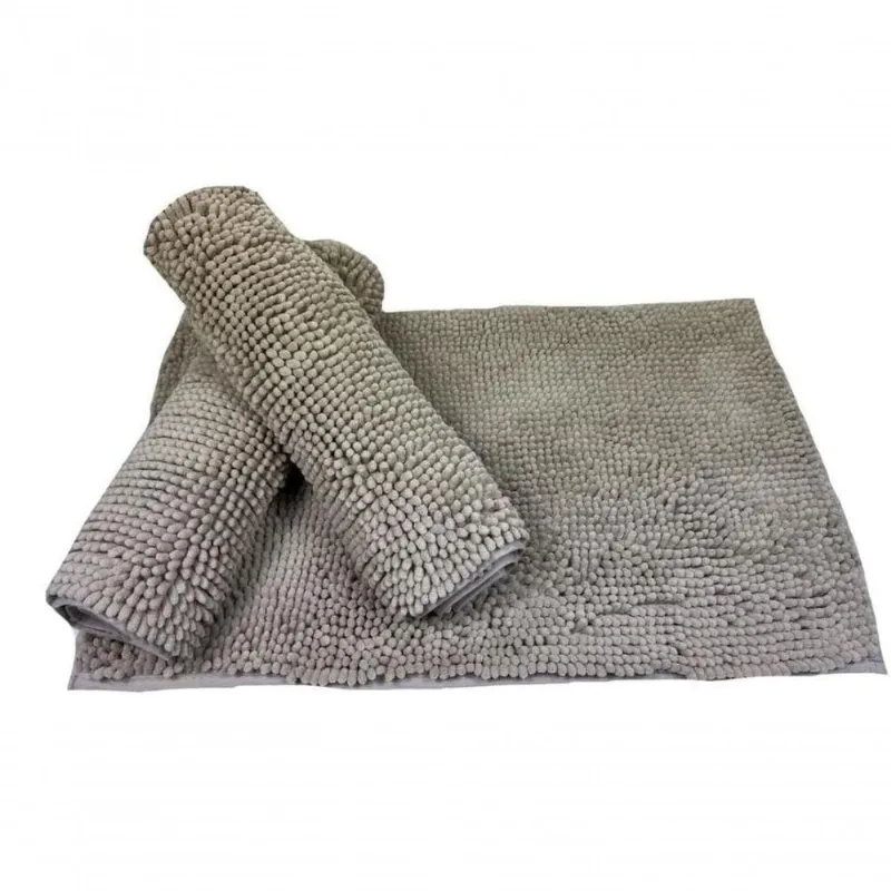 Kit 3 Tapetes De Banheiro Antiderrapante Bolinha Bege