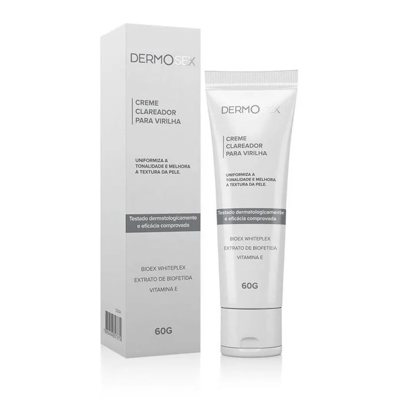 Creme Para Clarear Virilha Com Vitamina E Dermosex 60g