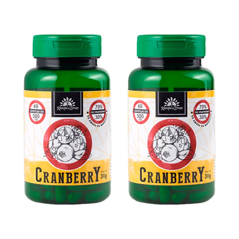 Kit 2x: Cranberry Kampo De Ervas 60 Cap