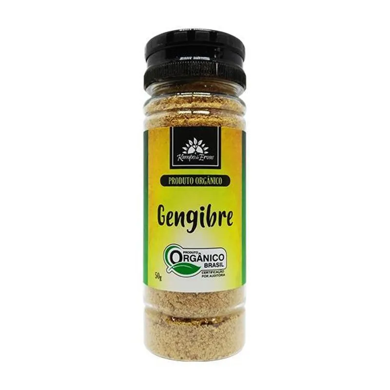 Kit 2x: Gengibre Em Pó Orgânico Kampo De Ervas 50g