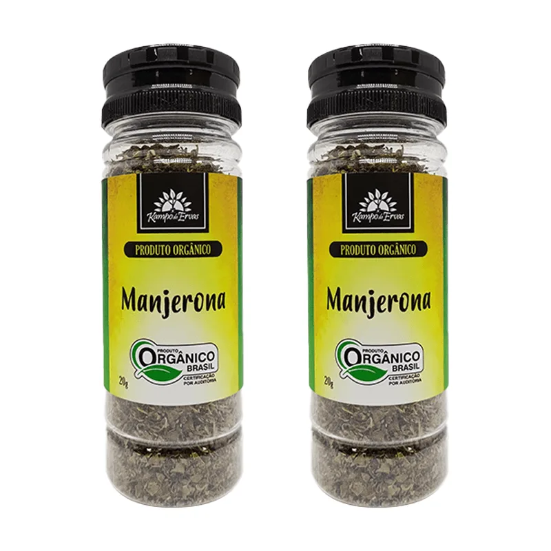 Kit 2x: Manjerona Orgânico Kampo De Ervas 20g