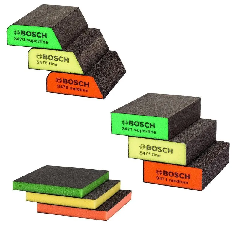 Esponjas Abrasivas Bosch Com 3 Un - S470-s471-s473 03 Kits