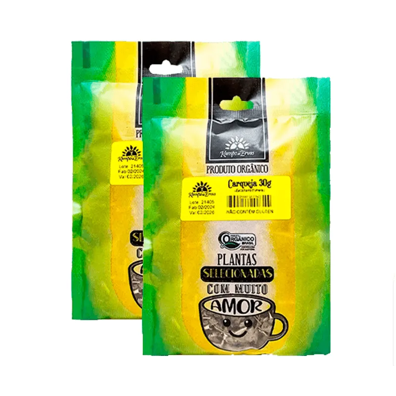Kit 2x: Chá De Carqueja Orgânico Kampo De Ervas 30g