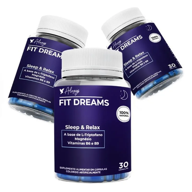 Fit Dreams - Composto Para Dormir - 3 Unidades/meses
