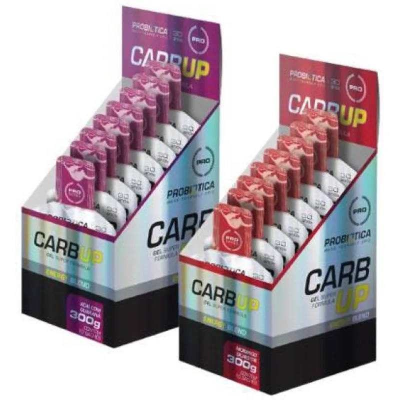 Kit 2 Carb-up Energy Blend 300g Morango E Açai Com Guaraná