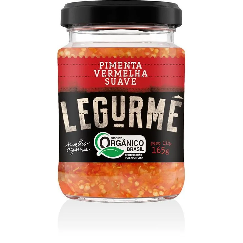 Kit 2x: Molho Pimenta Vermelha Orgânico Legurmê 165g