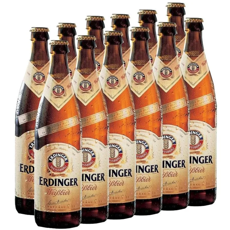 Cerveja Erdinger Clara Alemã Trigo 500ml 12 Unidades