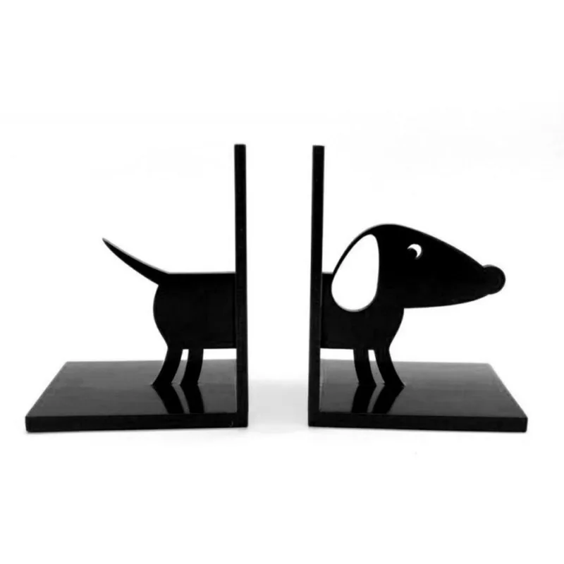 Aparador De Livros Cachorro Preto