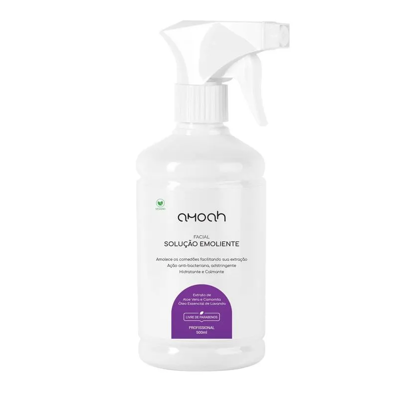 Solução Emoliente Camomila E Oe De Lavanda 500ml Amoah