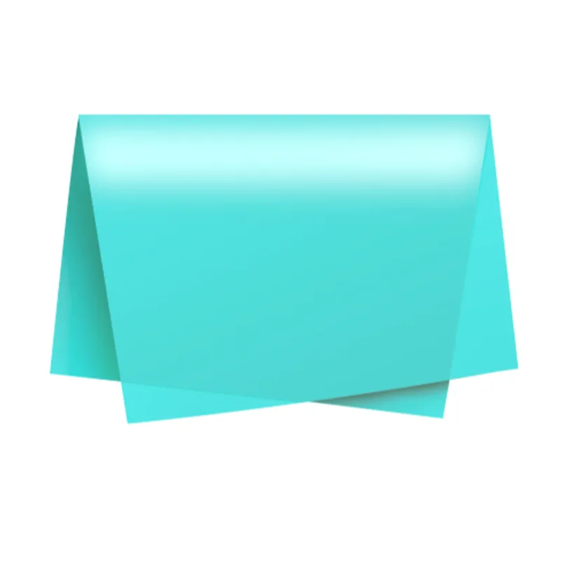Papel De Seda 50x70 Azul Tiffany 100 Unidades.