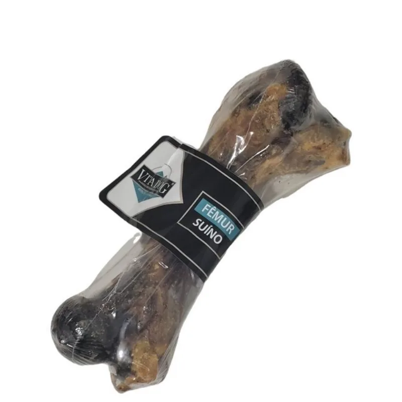 Osso Vita Dog Pet Fêmur Suíno Para Cães. Embalagem 02 Peças