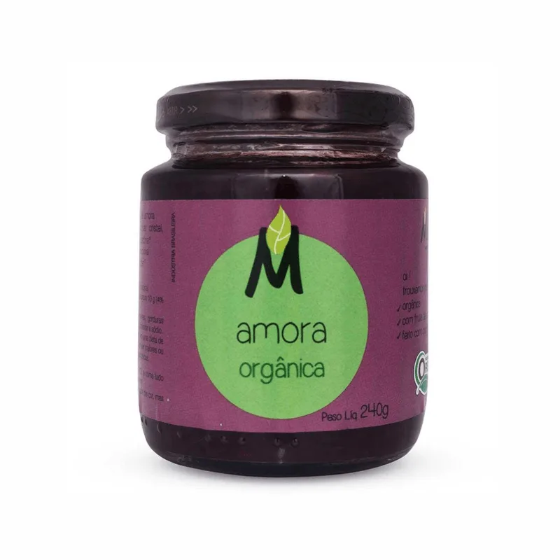 Kit 2x: Geleia De Amora Orgânica Zero Moça Terra 240g