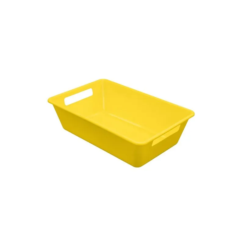 Kit 10 Unidades Bandeja 3l Dellaplast Amarela