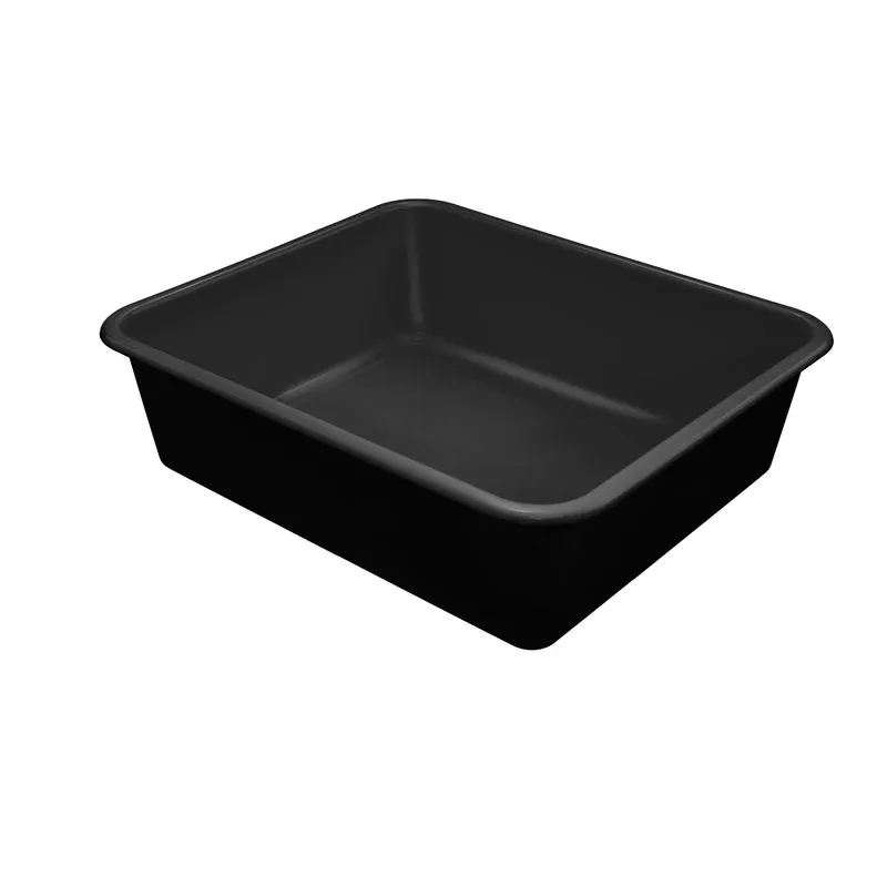 Kit 10 Bandejas Organizadoras 5l Dellaplast Preto