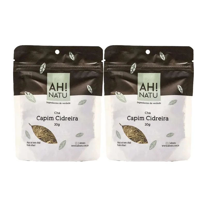 Kit 2x: Chá De Capim Cidreira Ah! Natu 30g