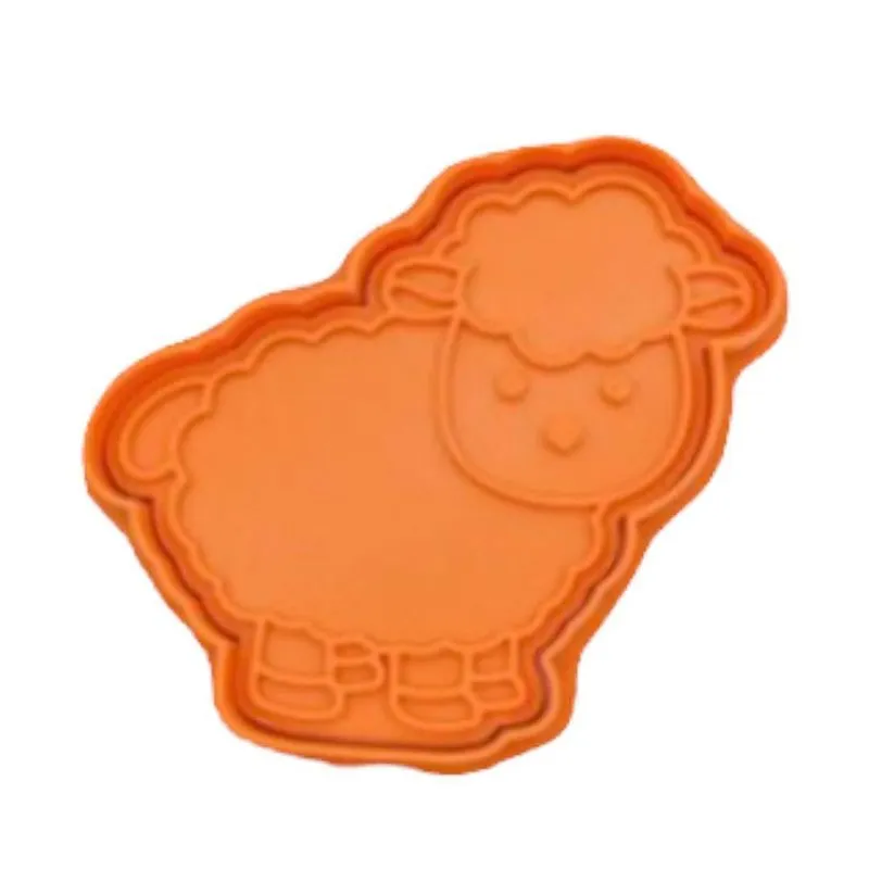 Kit 5 Cortador Marcador Fazenda Animais Cookie Americana
