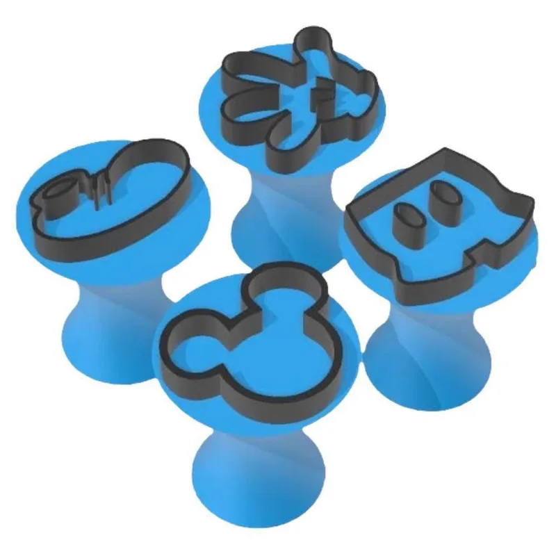 Kit 4 Carimbo Marcador Brigadeiro Mickey Disney Desenho Pop