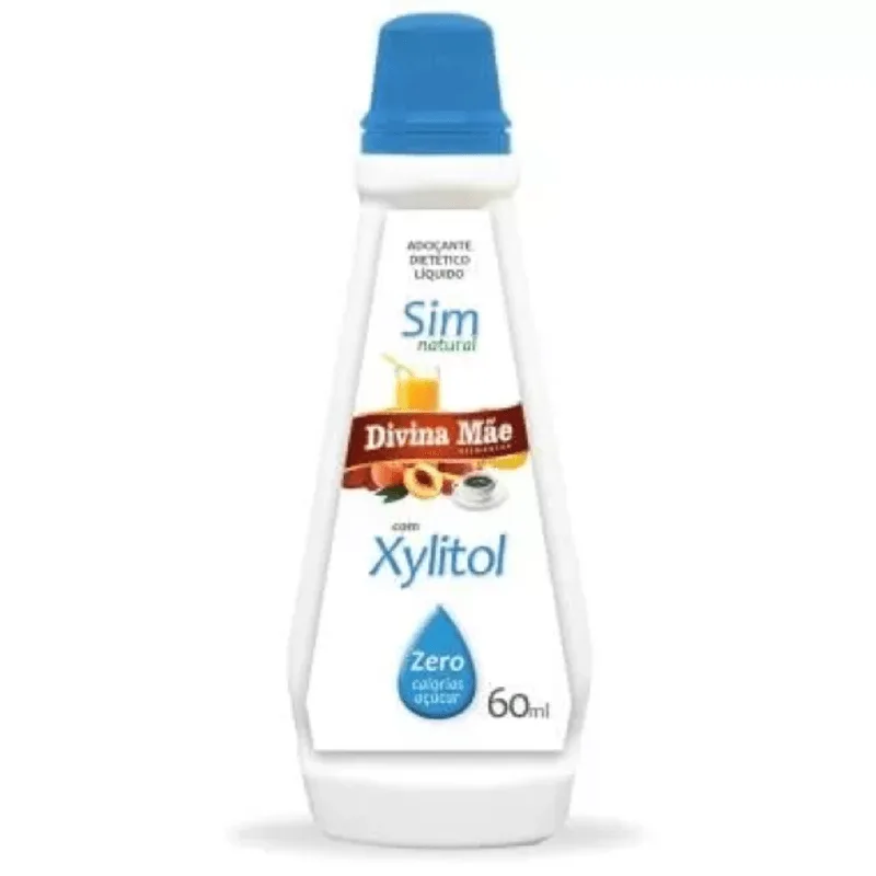 Kit Com 3 Adoçantes Dietético Líquido Xylitol 60 Ml