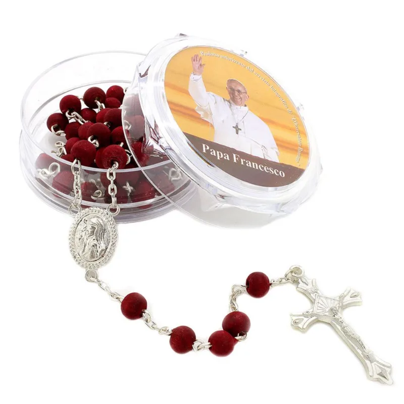 Combo Com Doze Terço Perfumado Pétalas De Rosas