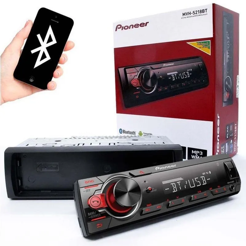 Radio Mp3 Media Receiver Pioneer Mvh S218bt Bluetooth Media Receiver Pioneer Mvh S218bt