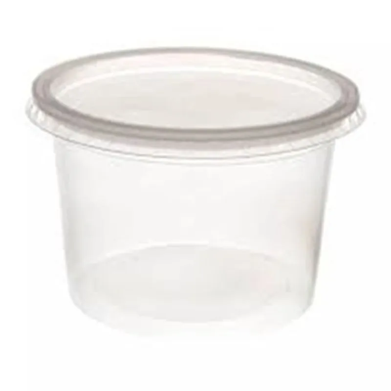 Pote Redondo Com Tampa 500ml Caixa Com 288 Prafesta