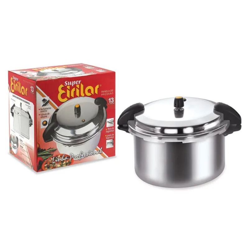 Panela De Pressão Industrial 13 Litros Eirilar Profissional