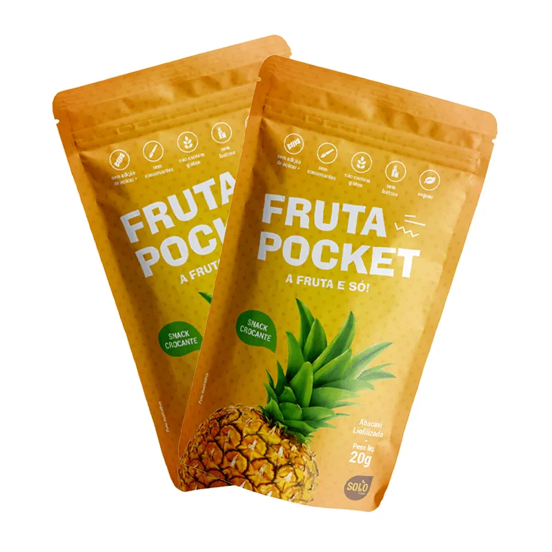Kit 2x: Snack De Abacaxi Liofilizada Solo Snacks 20g