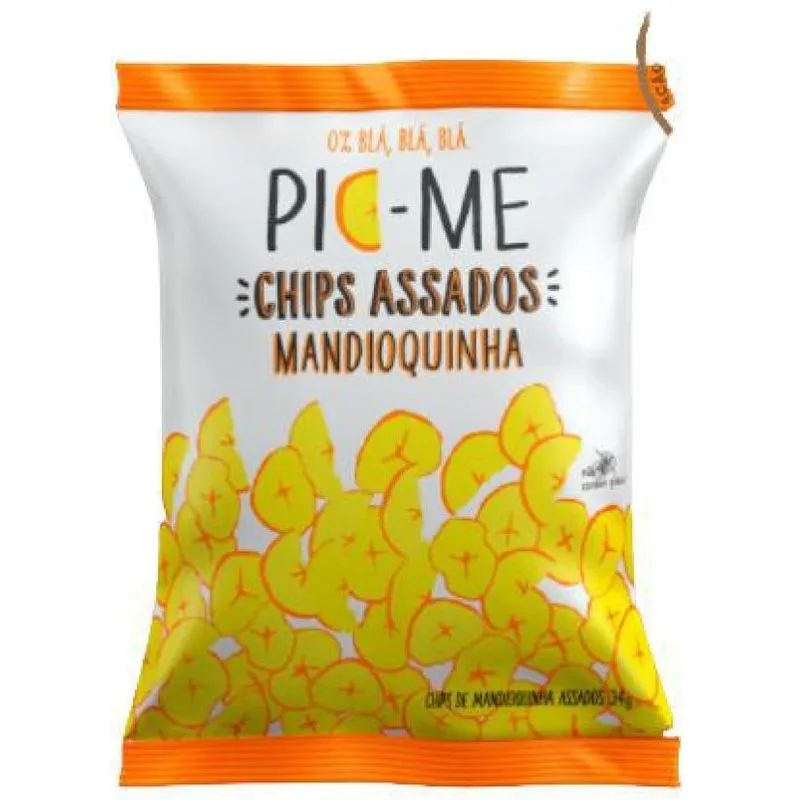 Kit 2x: Chips Assado Mandioquinha Pic Me 34g