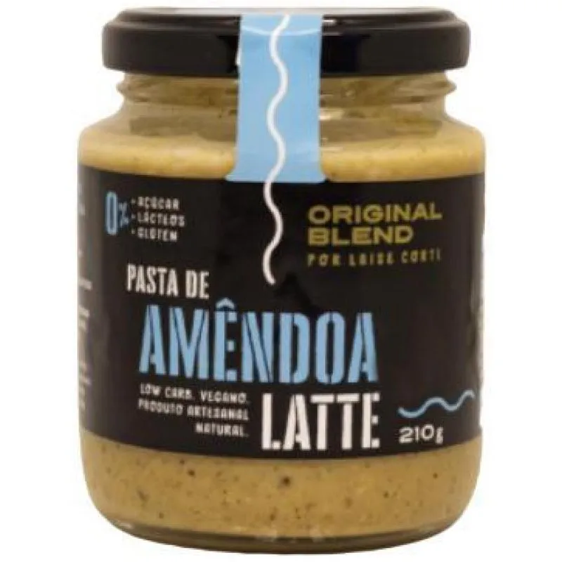 Kit 2x: Pasta De Amêndoa Latte Vegano Original Blend 210g