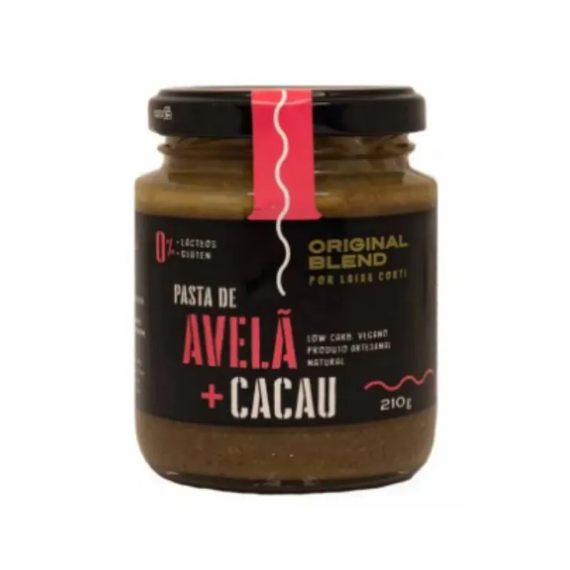 Kit 2x: Pasta De Avelã E Cacau Vegano Original Blend 210g